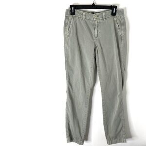 J. Crew Light Sea Green Chino Pants Classic Cotton Trouser Slant Pocket Zip Fly